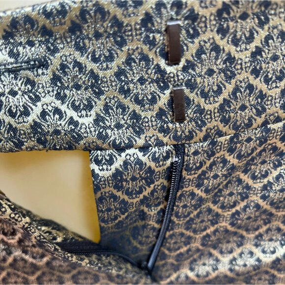 Ann Taylor Womens Geometric Patterned Slim-Fit Ankle Trousers Size 2 - Picture 7 of 10